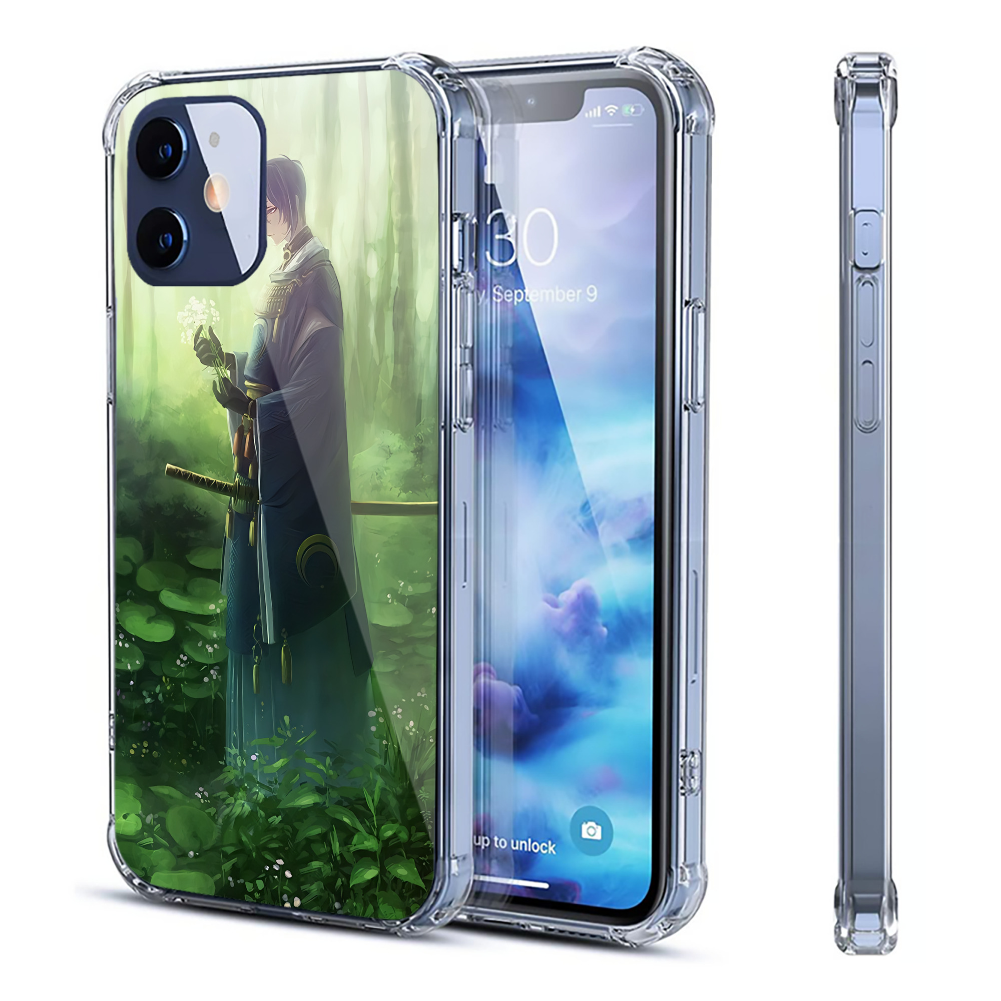 （画像用） 刀剣乱舞 Touken Ranbu 【iPhone 12シリーズ対応】透明スマホケース（クリアソフトケース）